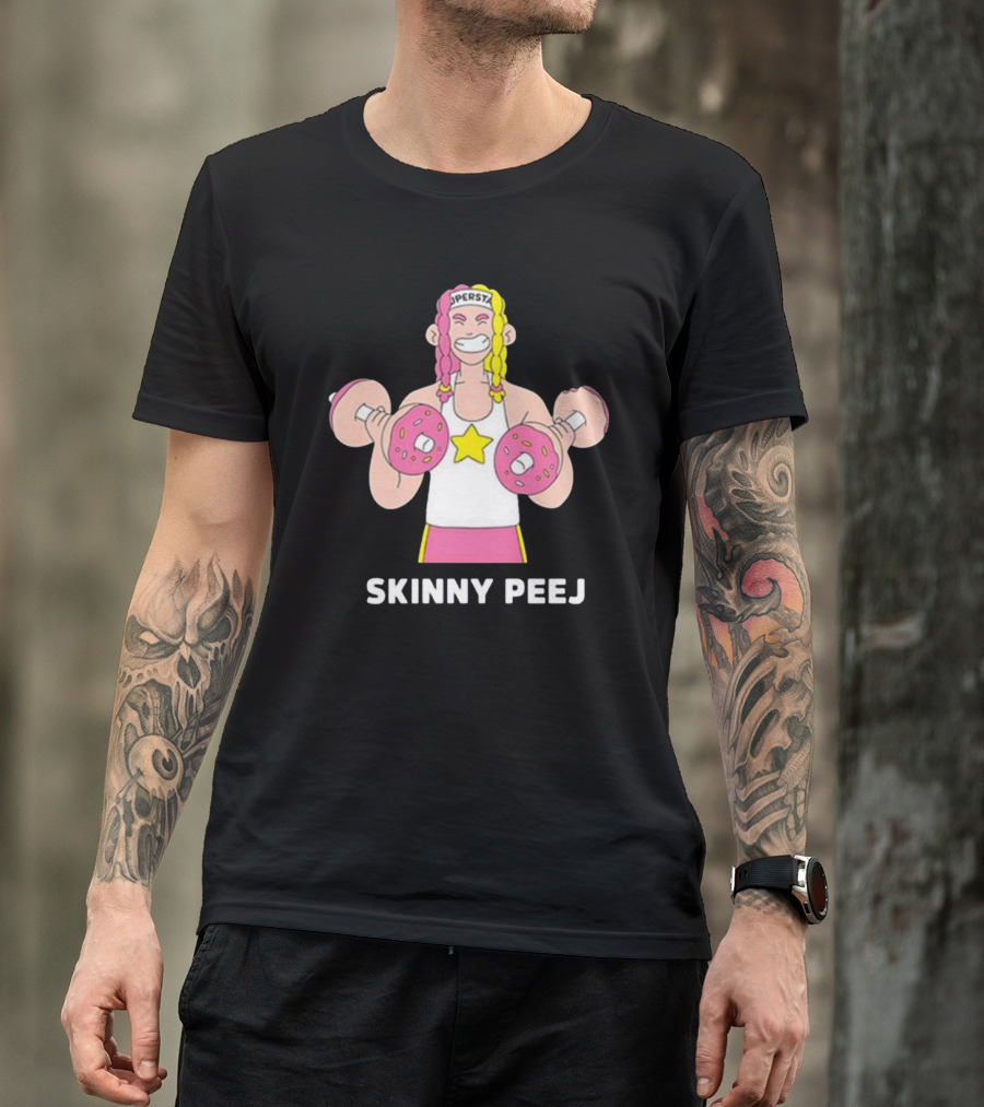 Skinny Peej Lifting Donut Weights Superstarz T-Shirt