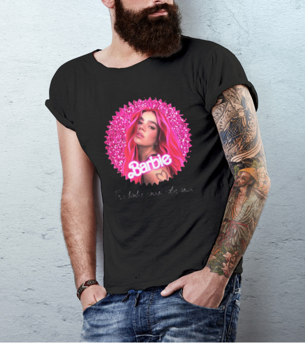 Karol G Barbie Glitter Portrait This Barbie Cannot Calm Down T-Shirt
