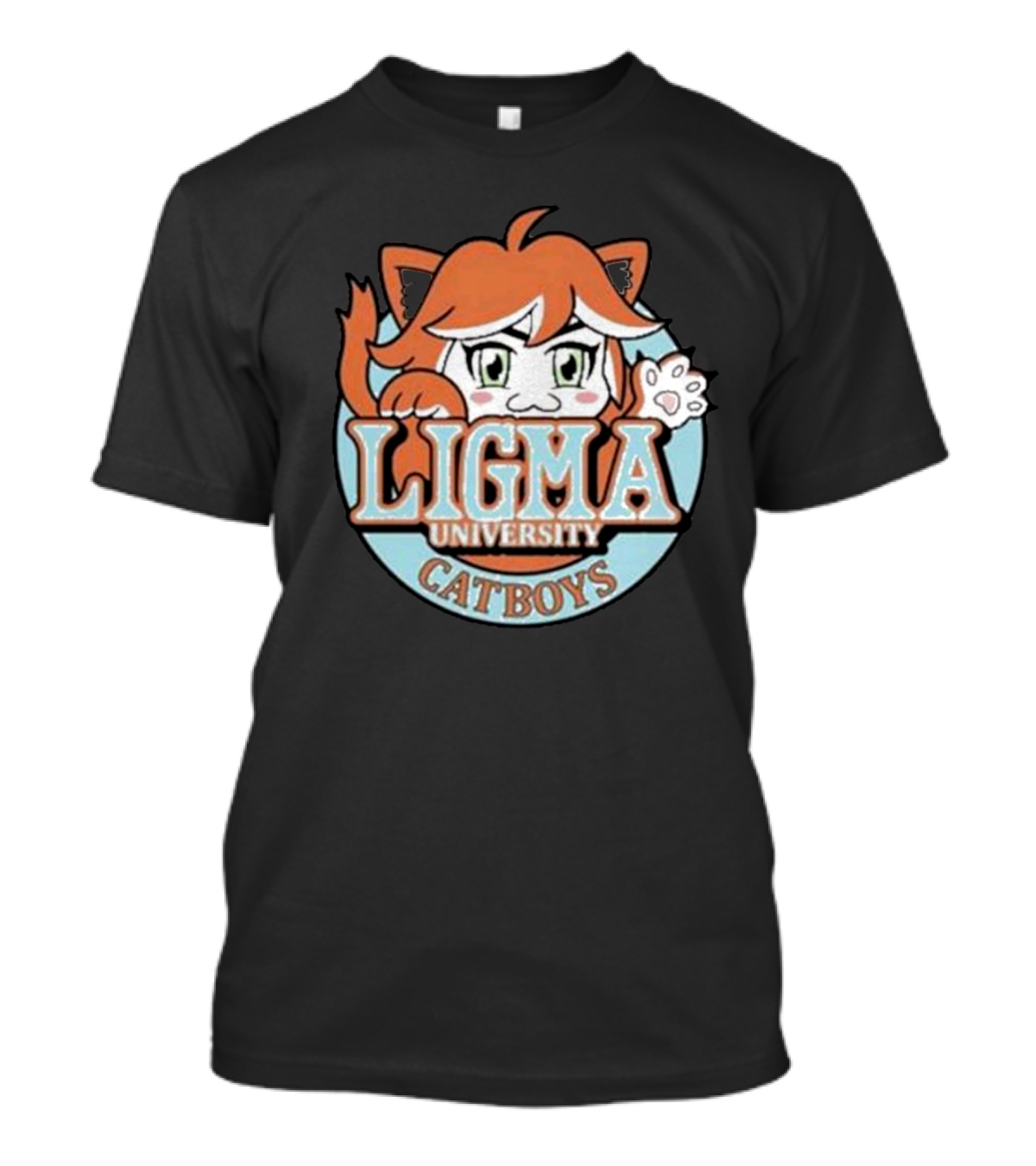 Ligma University Catboys Professor Lando Cat Ear Anime T-Shirt