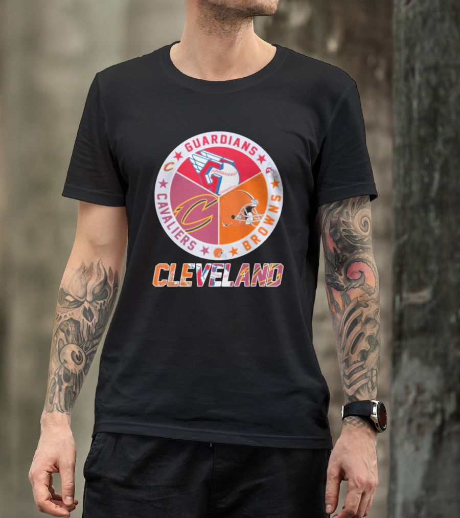 Cleveland Cavaliers Guardians Browns T-Shirt