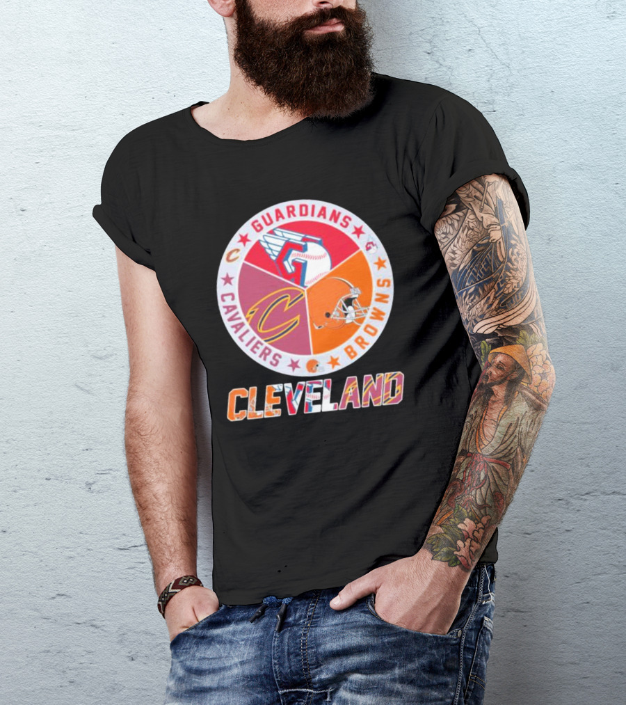 Cleveland Cavaliers Guardians Browns T-Shirt