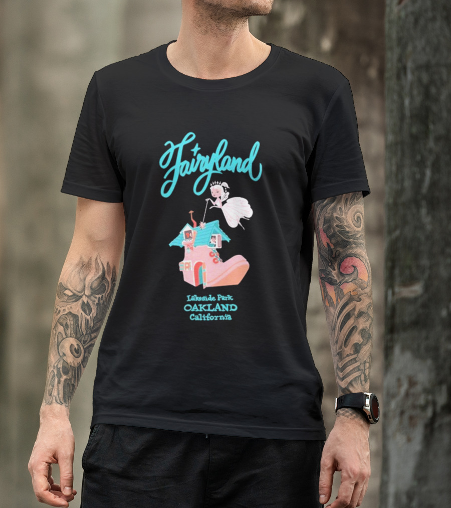 Fairyland Lakeside Park Oakland California Oaklandish Merch Fairy T-Shirt