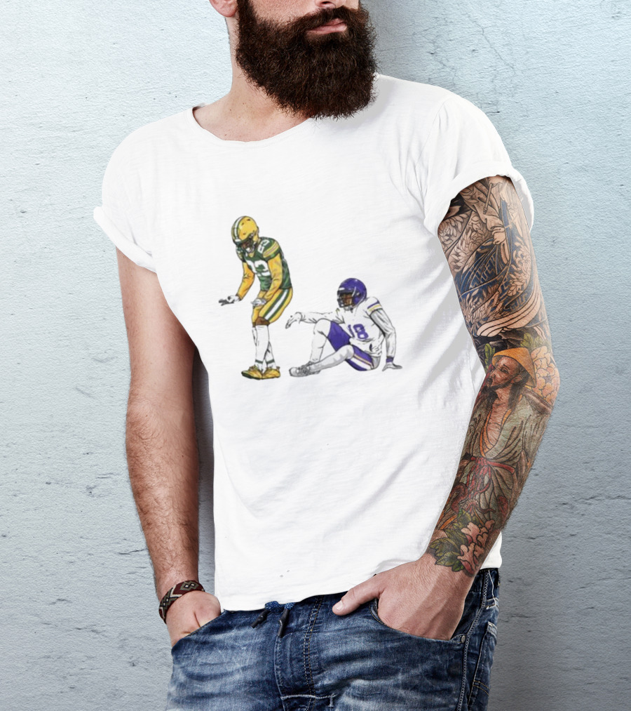 Aaron Nagler Ja Gritty Packers Vikings Dance T-Shirt