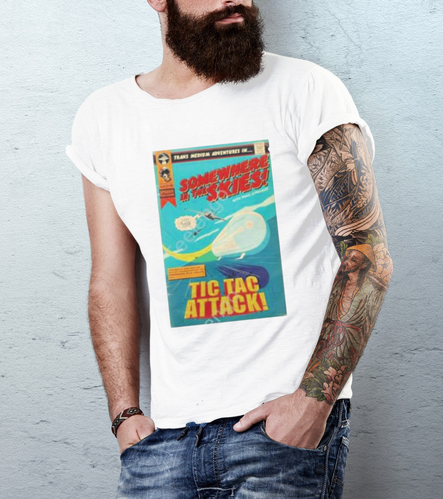 Trans Medium Adventures Somewhere In The Skies Tic Tac Attack T-Shirt