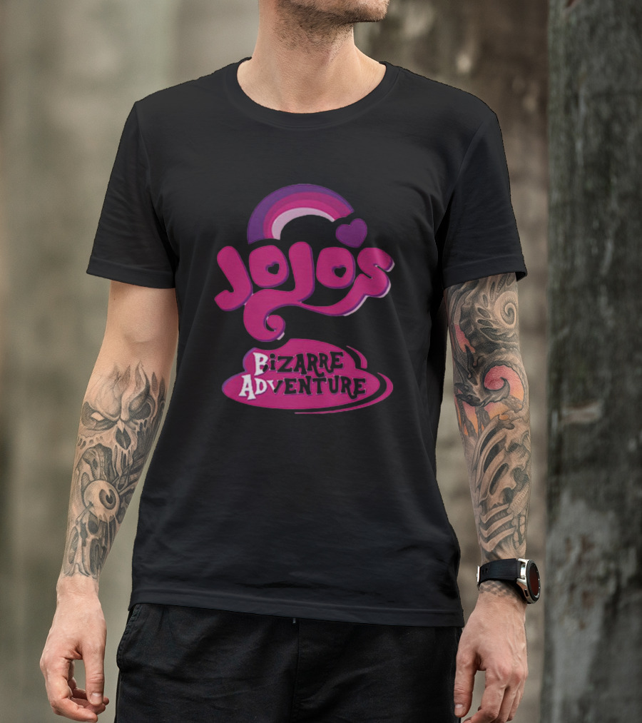JoJo's Bizarre Adventure My Little Jojo Rainbow Hearts T-Shirt