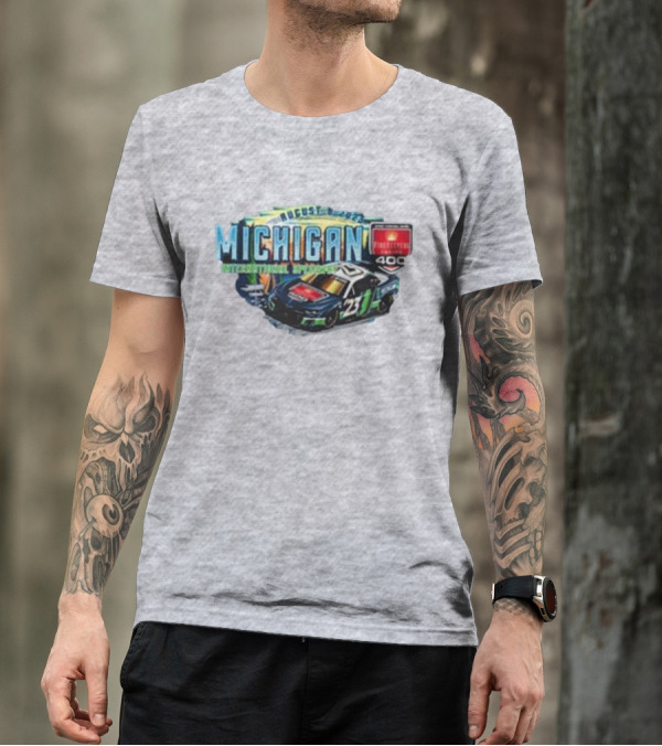 August Michigan International Speedway FireKeepers Casino 400 Race Car 23 T-Shirt