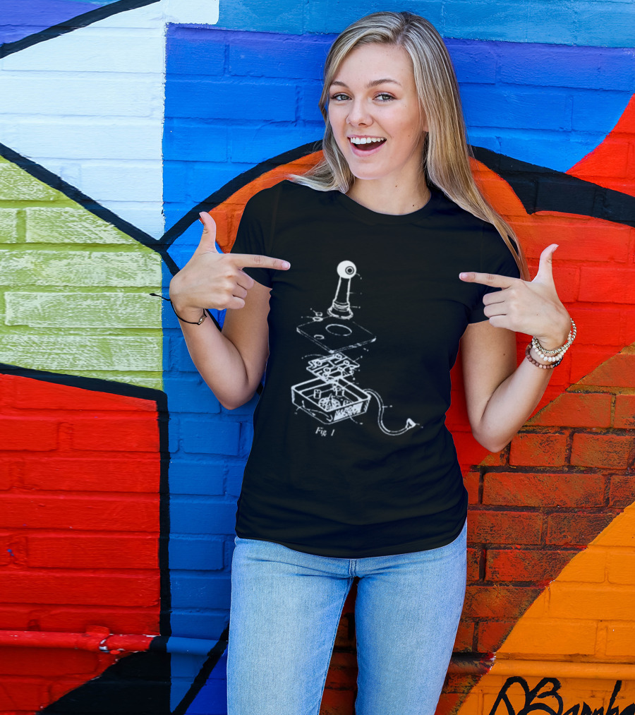 Hardshoppes Joy Stick Figure 1 Diagram T-Shirt