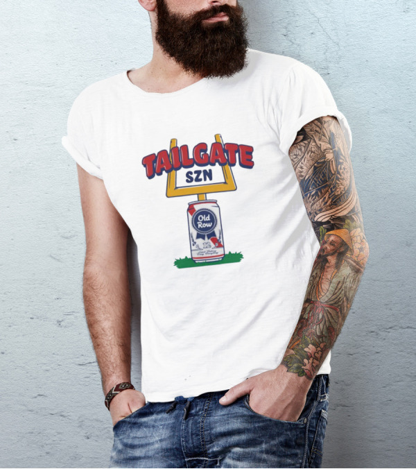 Old Row Ribbon Beer Tailgate SZN 12 Can T-Shirt