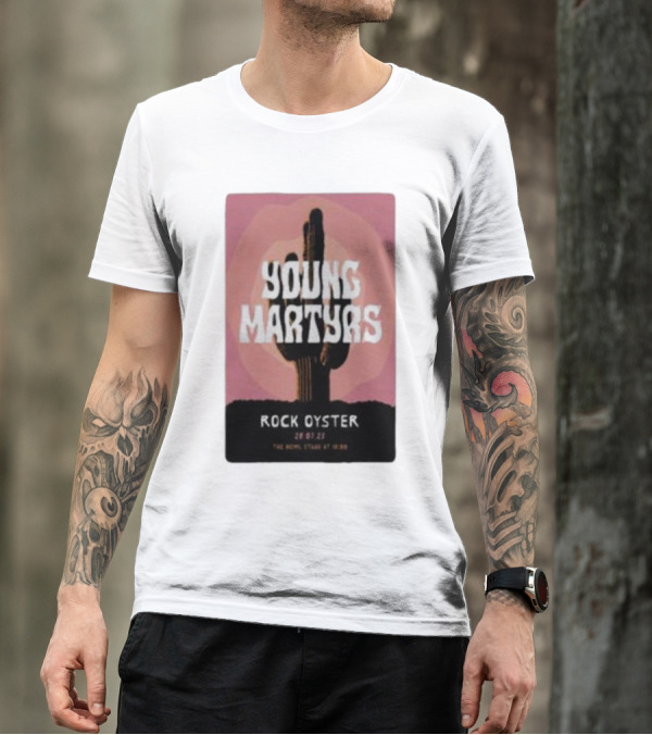 Young Martyrs Rock Oyster 28.07.23 The Howl Stage At 18:00 T-Shirt
