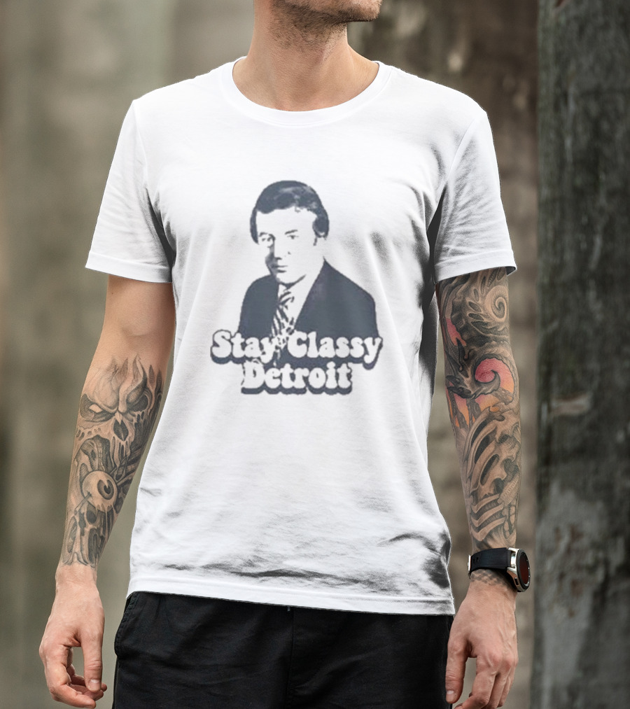 Ryan Ermanni Bill Bonds Stay Classy Detroit T-Shirt