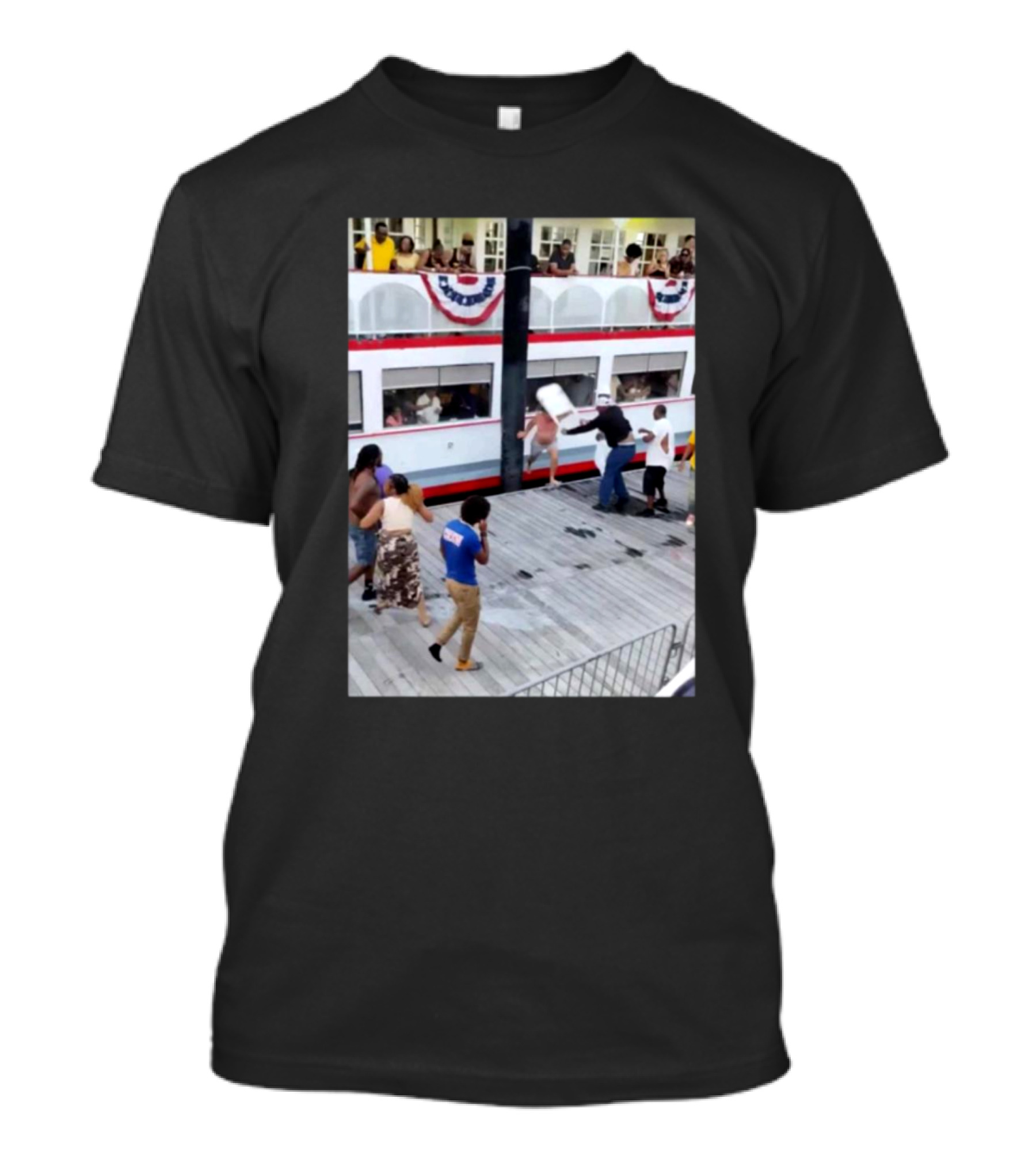 Harriet Tubman Folding Chair Alabama Riverboat Brawl T-Shirt