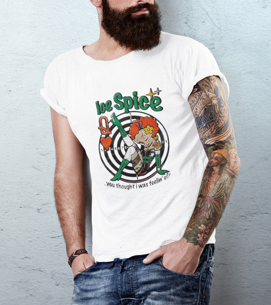 Ice Spice Queen Of Hearts You Thought I Was Feeling U? T-Shirt