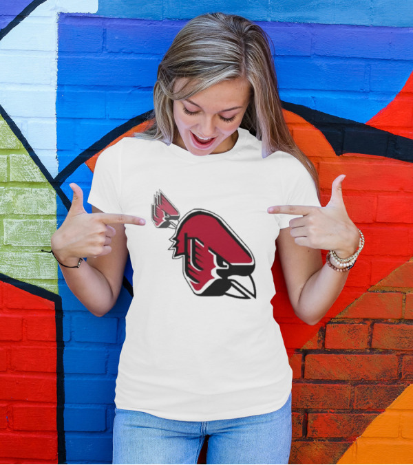 Ball State Cardinal With A Mustache Logo Concept T-Shirt