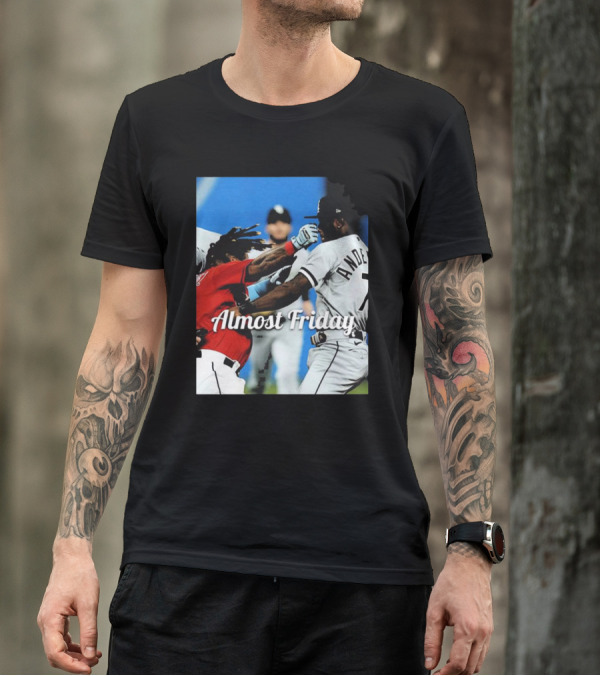 Almost Friday Baseball Knockout Action T-Shirt