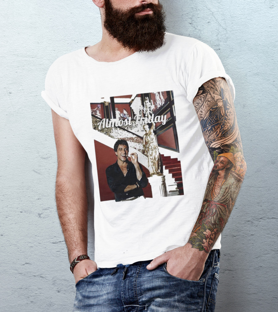 Almost Friday Scarface Mansion Scene T-Shirt
