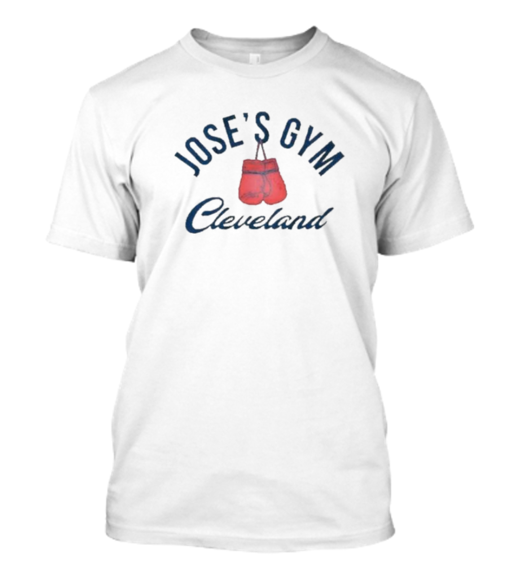 José Ramírez José’s Gym Cleveland Gloves T-Shirt