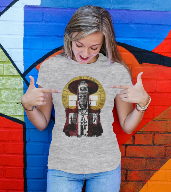 Dozens Of Rebel Moon Roman Numeral Halo Clergyman T-Shirt