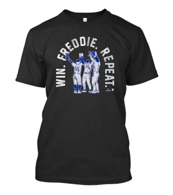 WIN. FREDDIE. REPEAT. Mookie Betts Players 50 8 T-Shirt
