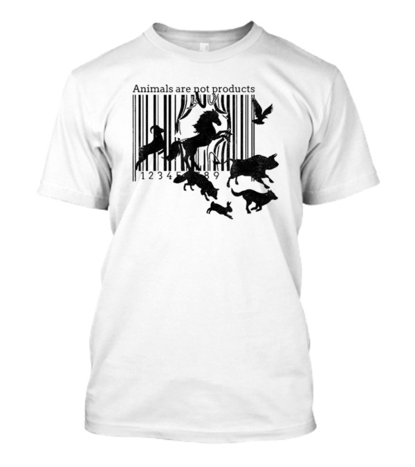 Animals Are Not Products Barcode Liberation Animal Rights T-Shirt