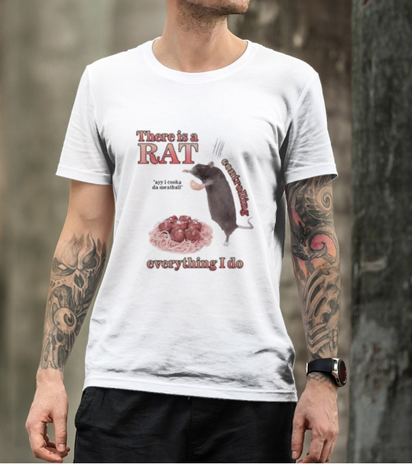 There Is A Rat Controlling Everything I Do Ayy I Cooka Da Meatball T-Shirt
