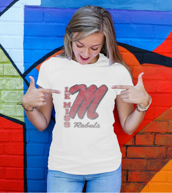 Ole Miss Rebels Vintage M Logo Phase Out ’47 Franklin T-Shirt
