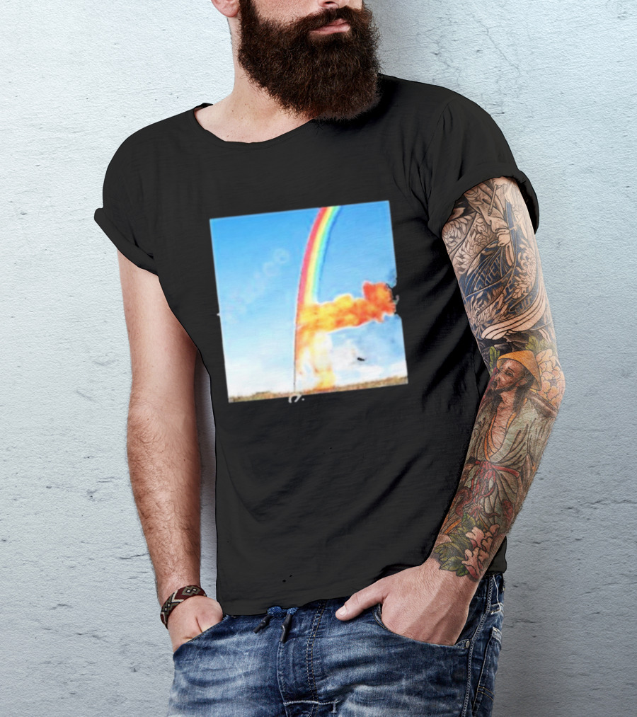 Sigur Rós Merch Átta Rainbow And Explosion T-Shirt