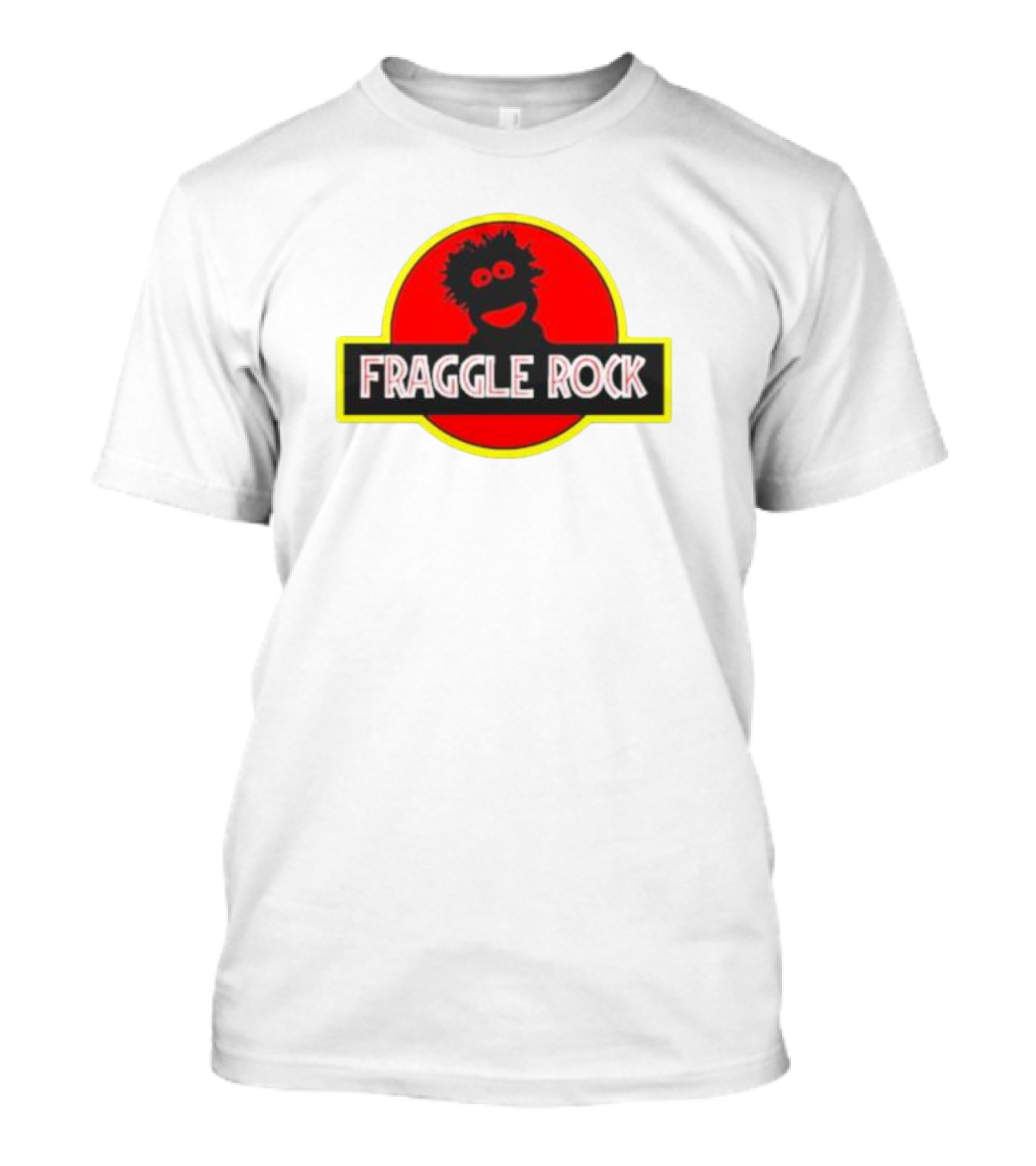 Craig Baird Fraggle Rock Jurassic Park Logo Mashup T-Shirt