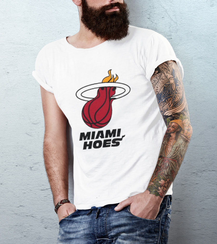 Miami Basketball Flame T-Shirt