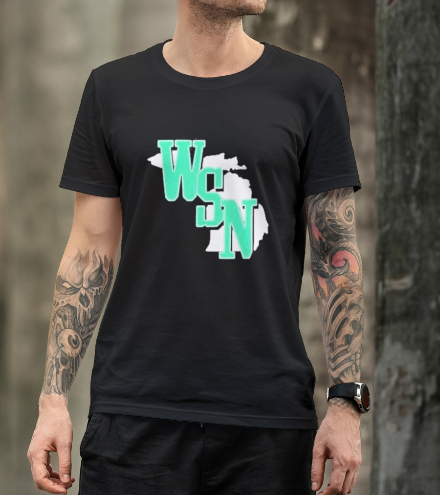 WSN Woodward Sports Michigan Text T-Shirt