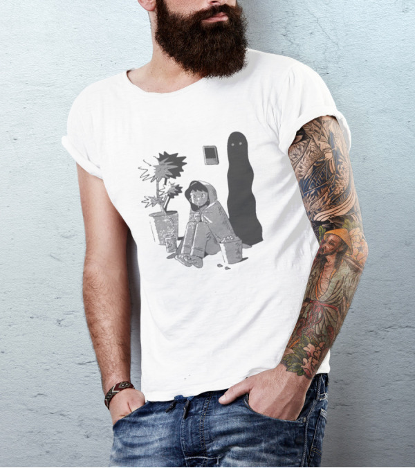 21Sailors Merch Phantom Cozy Ghost Night Scene T-Shirt