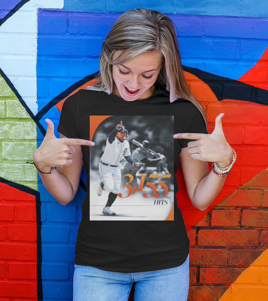 Miguel Cabrera 3155 Hits T-Shirt