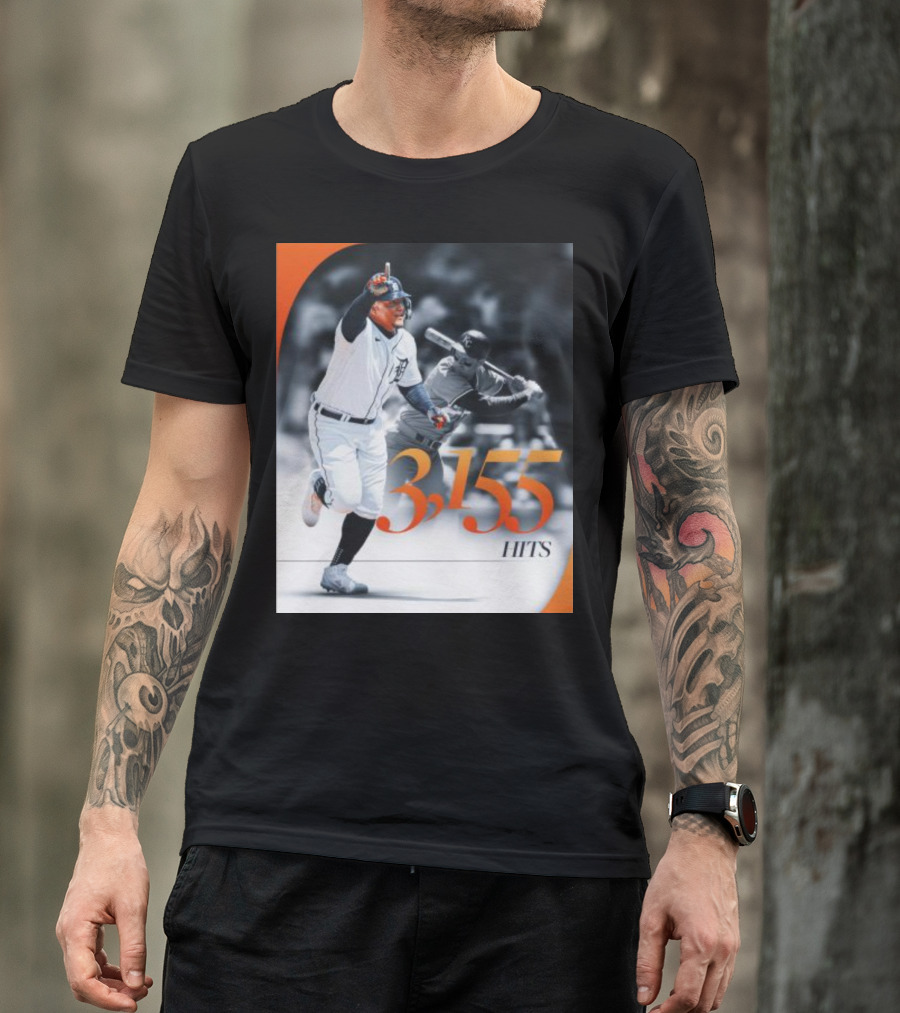 Miguel Cabrera 3155 Hits T-Shirt