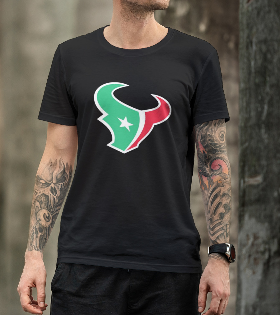 Houston Texans Black Clásico Regio Franklin '47 Mexico-Inspired T-Shirt