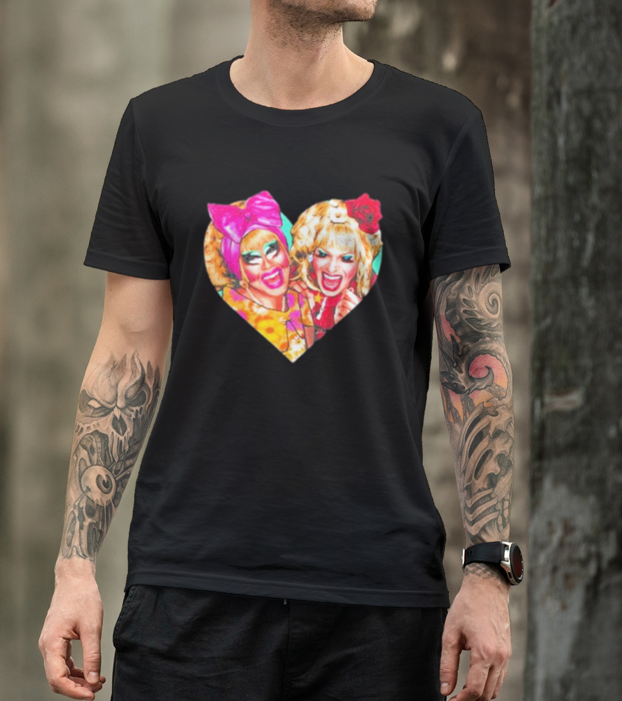 Trixie Mattel Katya Heart Funny Nordacious T&K T-Shirt