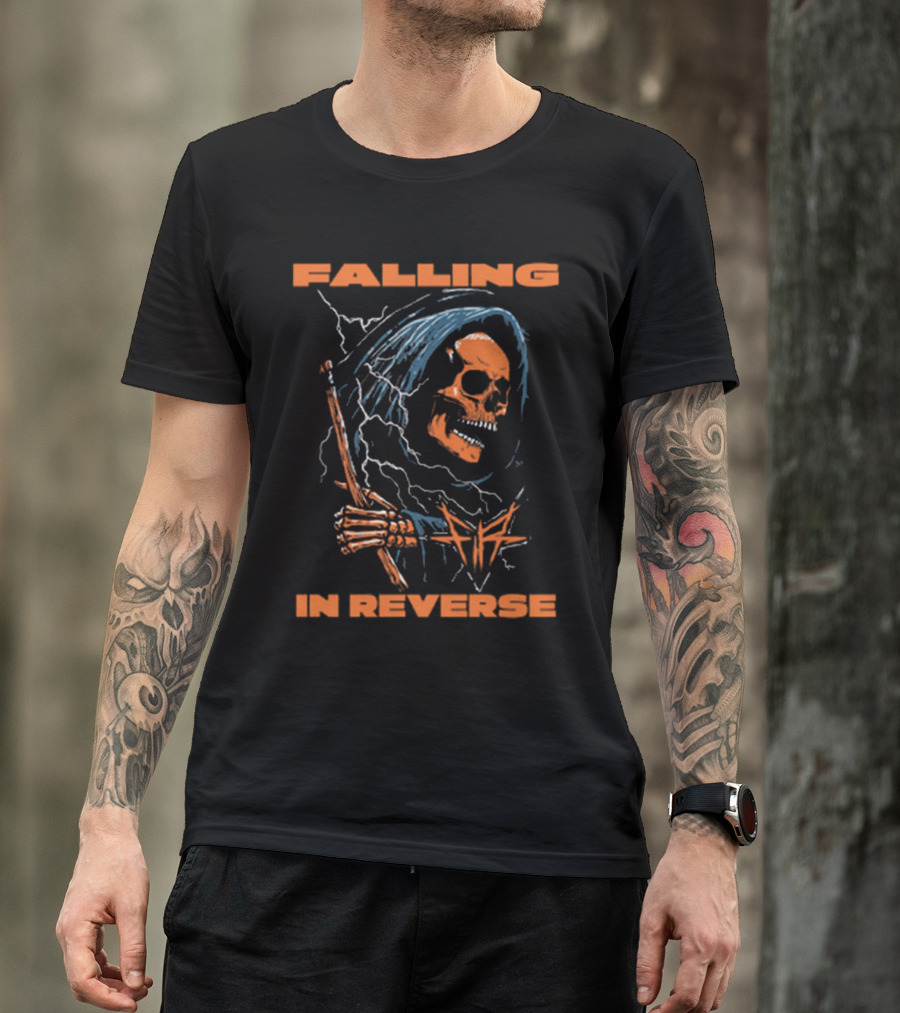Falling In Reverse Grim Reaper Lightning T-Shirt