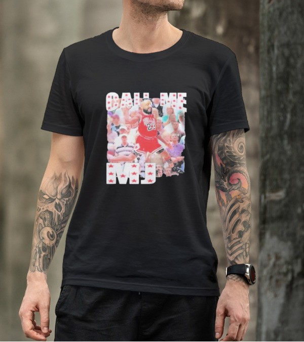 Call Me MJ Basketball Legend Jersey 23 Stars T-Shirt