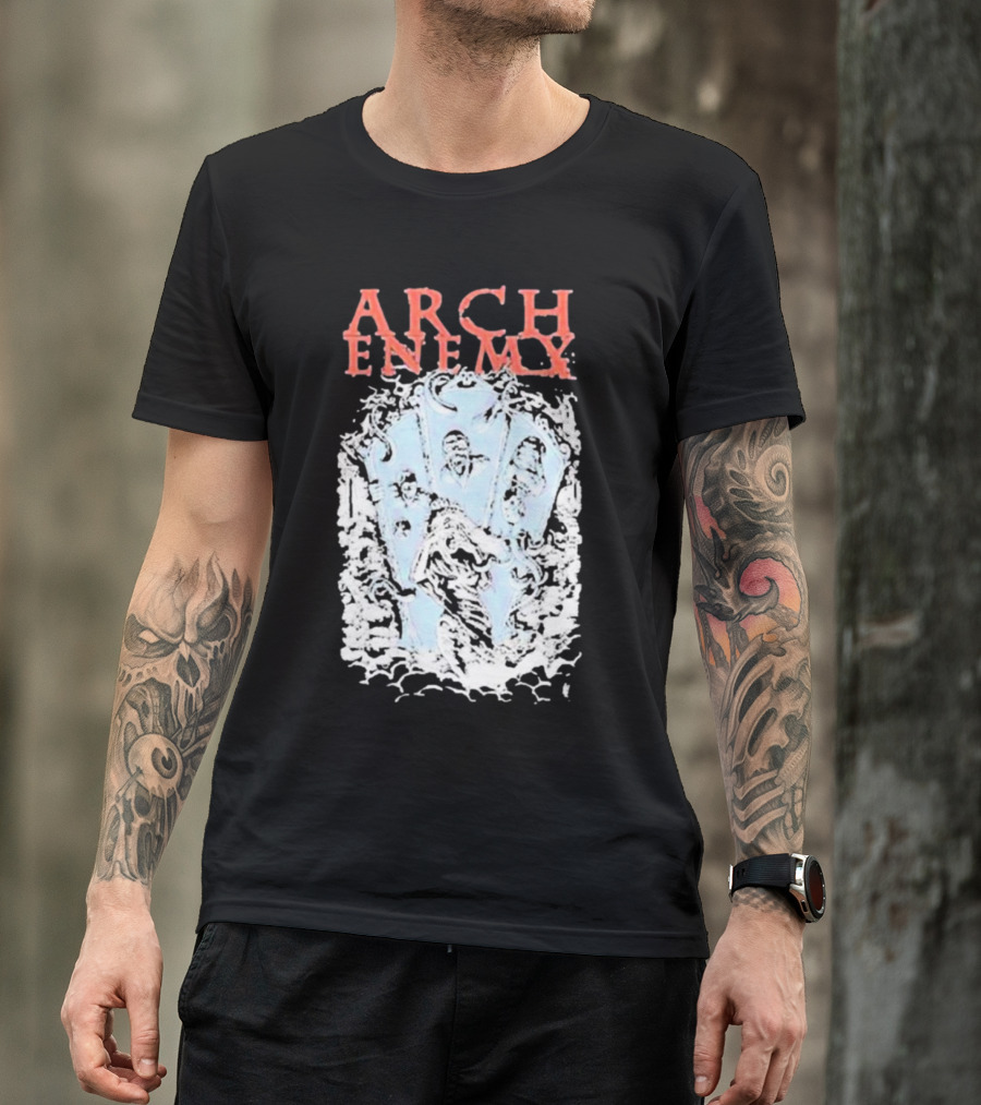 Rebellion Republic Merch Featuring Arch Enemy Mirror T-Shirt