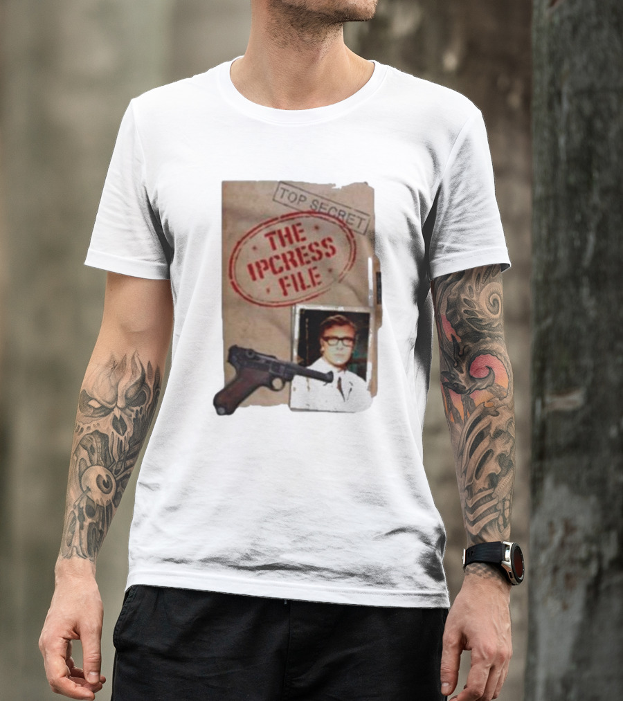 Top Secret File The Ipcress File Gun And Photograph T-Shirt