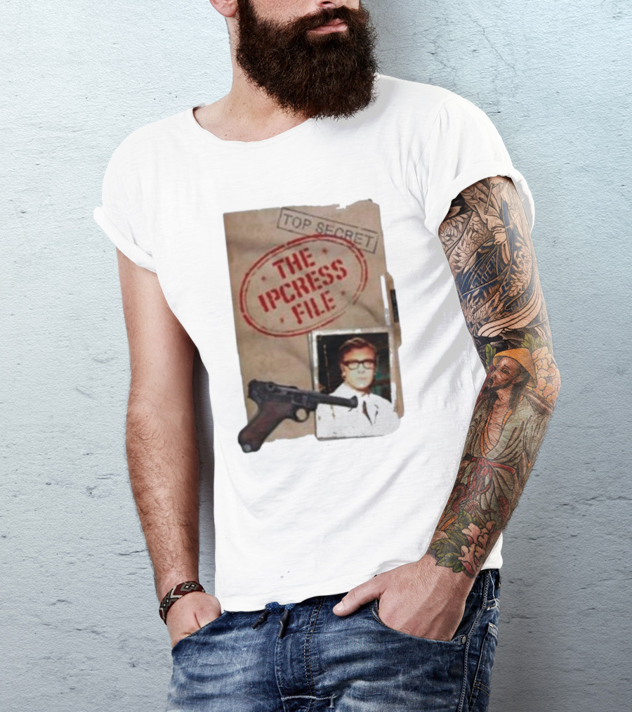 Top Secret File The Ipcress File Gun And Photograph T-Shirt