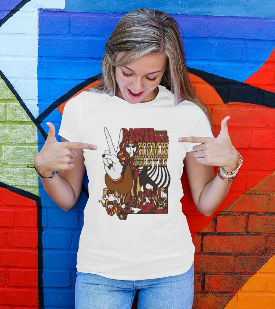 Daniel Donato’s Cosmic Country Relix Session Psychedelic Peace Sign T-Shirt