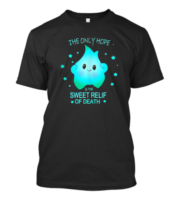 Lumalee The Only Hope Is The Sweet Relief Of Death Starry Blue Character T-Shirt