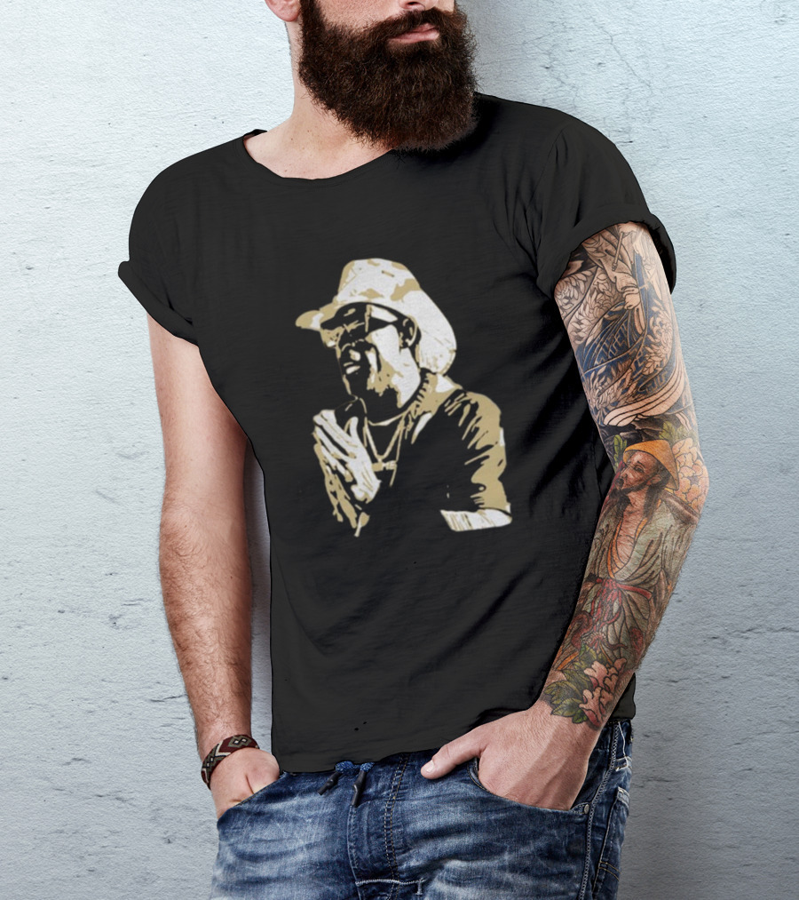 Deion Sanders Coach Prime Colorado Football Fan Iconic Cowboy Hat Clapping T-Shirt
