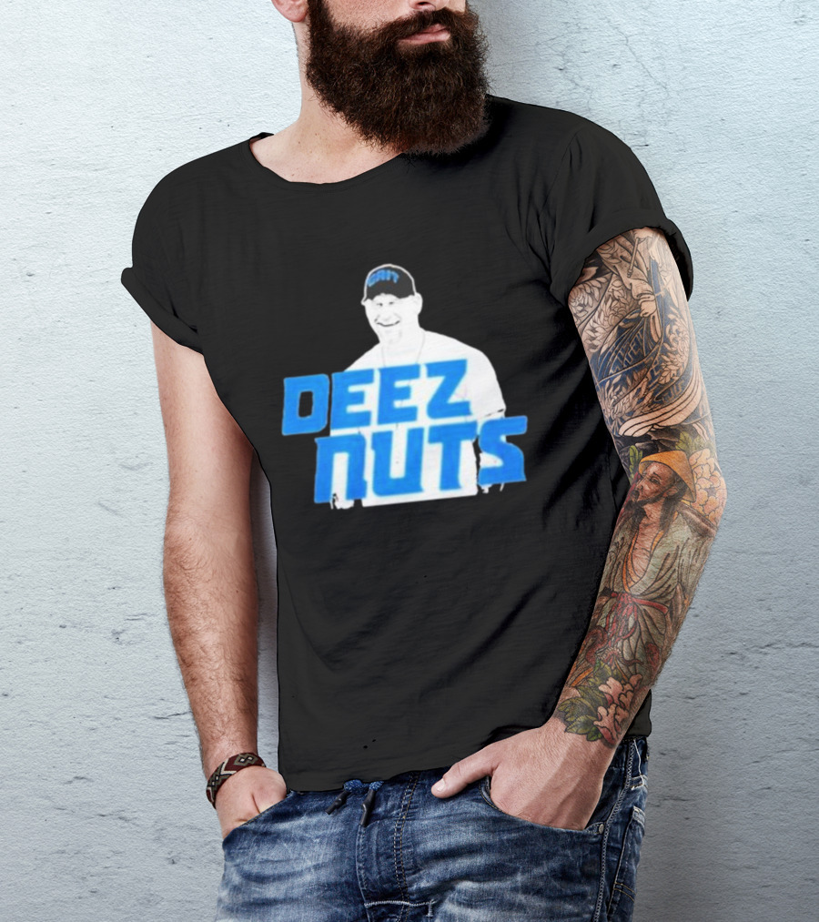 Dan Campbell Deez Nuts Detroit Lions Fan T-Shirt