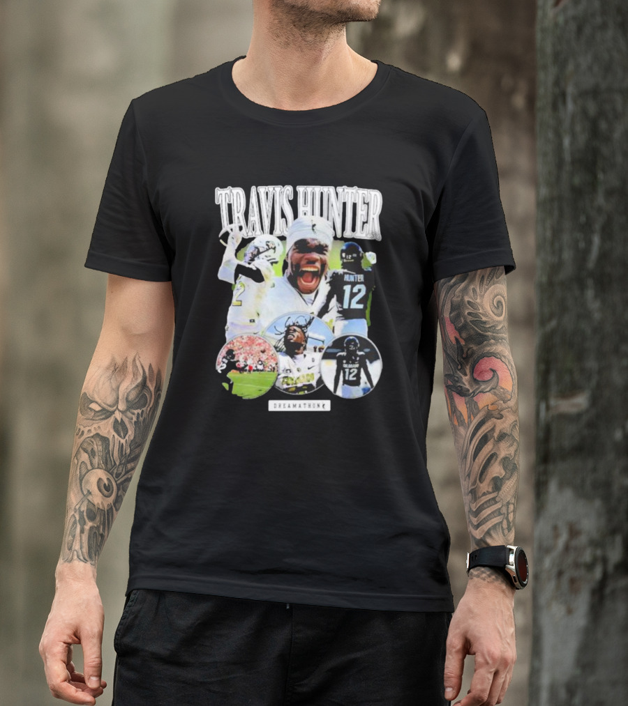 Travis Hunter Football Dreamathon Performance Highlights T-Shirt