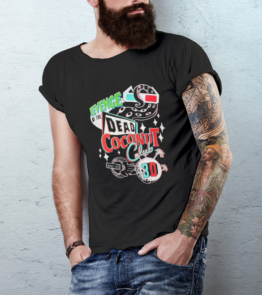 Universal Orlando Resort Revenge Of The Dead Coconut Club 3D Adventure T-Shirt