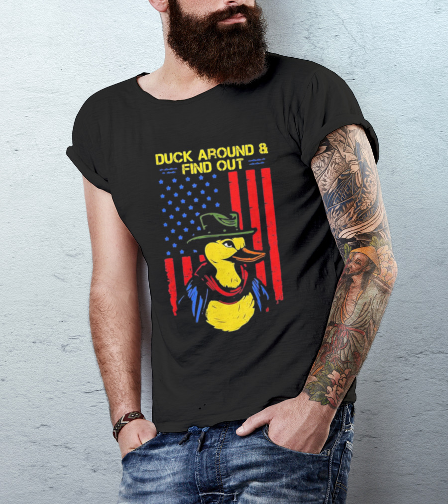Oregon Duck Around And Find Out Patriotic T-Shirt