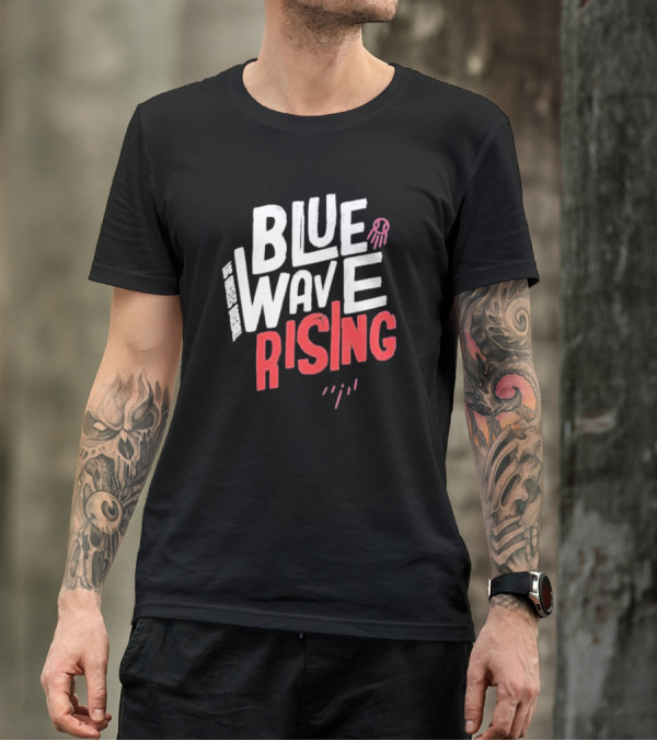 Los Angeles Original Blue Wave Rising T-Shirt