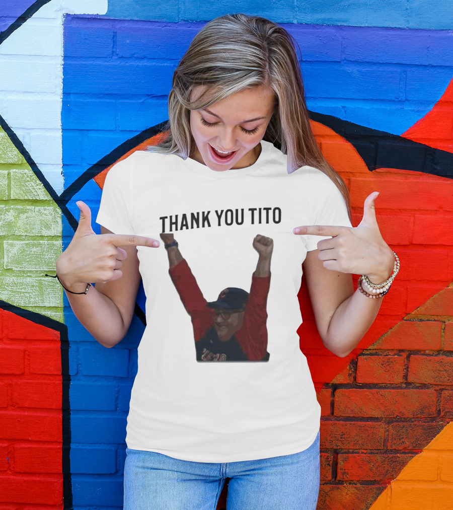 Thank You Tito Guardians Baseball T-Shirt