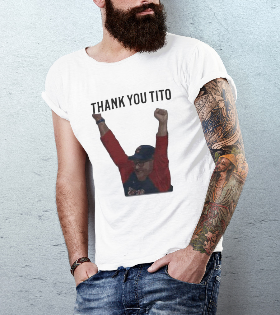 Thank You Tito Guardians Baseball T-Shirt
