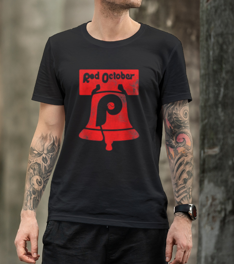 Red October Philadelphia Bell Vintage Phillies T-Shirt